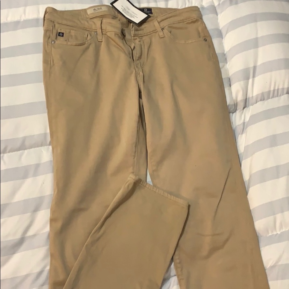 New AG khaki pants
